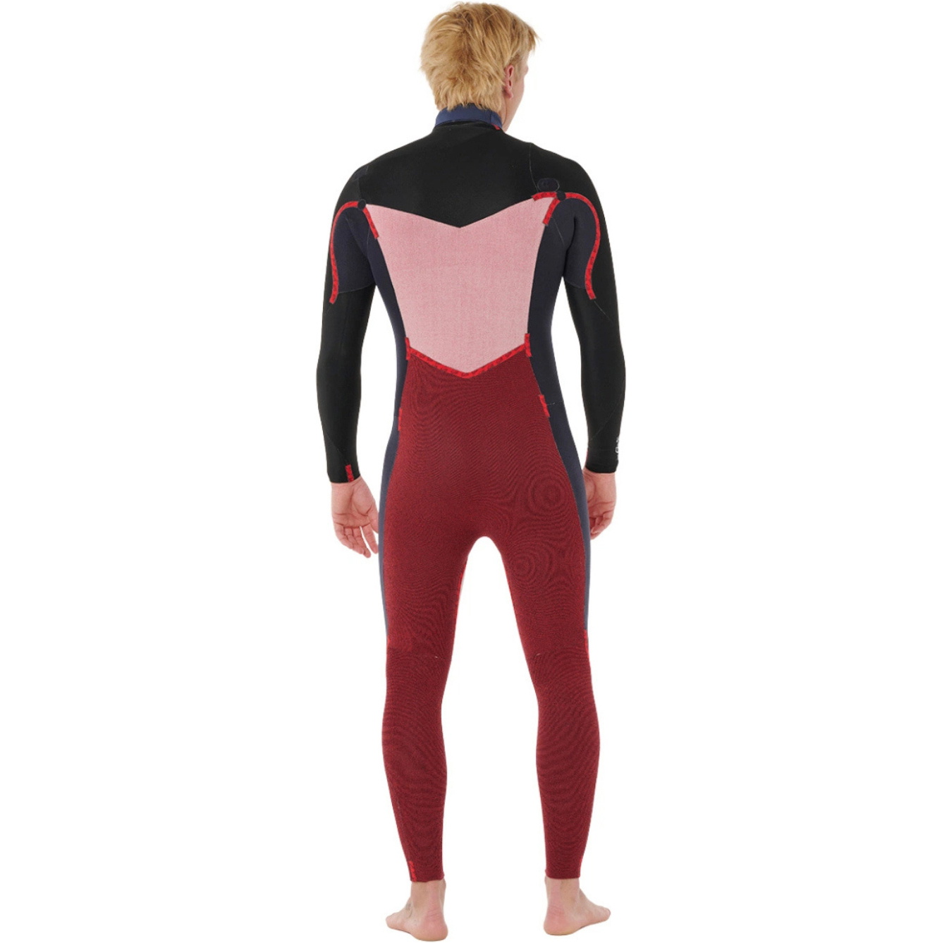 2026 Rip Curl Mens Dawn Patrol 5/3mm Chest Zip Wetsuit 16PMFS - Grey / Blue